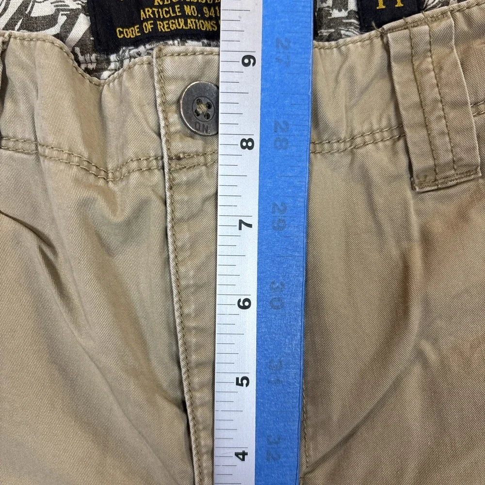 VTG Old Navy Surplus Company‎ Cargo Pants Girl Size 14 Khaki Utility Work Y2K
